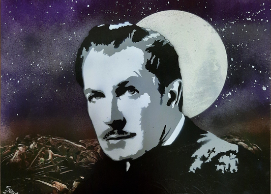 Vincent Price Spray Paint Art Print